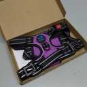 PHOEPET No Pull Dog Harness Medium Reflective Front Clip Vest with Handle,Adjustable 2 Metal Rings 3 Buckles,[Easy to Put on & Take Off](M, Purple)