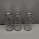 GLING [3 Count 64 oz. Wide-Mouth Glass Mason Jars with Metal Airtight Lids and Bands 2 Quart Large For Preserving, & Meal Prep