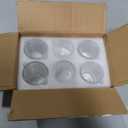 Hewory Glass Tealight Candle Holder: 8 Pcs Tea Lights Candle Holder Clear Votive Candle Holders for Table Centerpiece, Tea Light Holders Glass Candle Holder for Wedding Party Living Room Home Decor