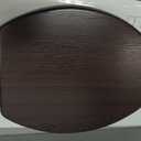 Slow Close Wood Toilet Seat, Quick-Release (Elongated, Dark Brown)