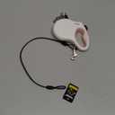 Fida Retractable Dog Leash X-Small Breed, 10 ft Durable Pet Walking Leash for Extra Small Dogs/Cats/Small Animals up to 18 lbs, 360 Tangle Free, White