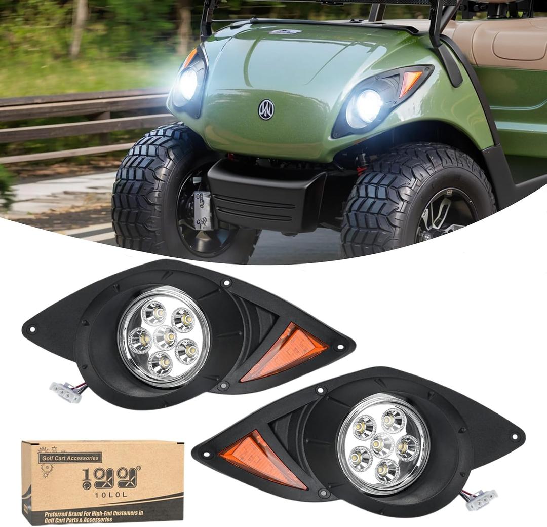 10L0L Golf Cart Headlight Kit for Yamaha G29 Drive 2007-2023