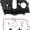 Upper Intake Manifold for GMC C1500 C2500 C3500 K1500 K2500 K3500 Savana 1500 2500 3500 Yukon Chevrolet C1500 C2500 C3500 Express 1500 2500 3500 K1500 K2500 K3500 Tahoe 1996-2002 Replaces 615181