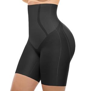 SHAPELLX Plus Size Shapewear for Women Tummy Control Faja Colombiana Moldeadora Butt Lifter Body Shaper Short Seamless 3XL