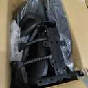 Hbada P3 Ergonnomic Office Chair with 2D Adjustable Lumbar Support, Office Chair with Adjustable Headrest and Armrest, 145° Stepless Tilt Function, Black (No Footrest)