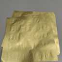 Chinco 500 Pieces Gold Embossed Envelope Seals Stickers Adhesive Seal Stickers Vintage Embossed Foil Certificate Kit Plant DIY Labels for Wedding Invitations Envelopes, 5 Patterns(Flower Style)