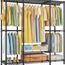 E3 Heavy Duty Garment Rack 4-Tier Freestanding Closet Organizer System