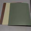 Fulmoon 6 Pack Plastic 3 Ring Binder Assorted Colors Economy Flexible Round Ring Presentation Binders with Pocket for Office School Meeting(1 Inch,Morandi Colors)