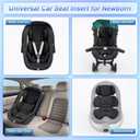 Infant Car Seat Insert for Doona, Ultra-Thick Baby Car Seat Head Support, Breathable Mesh Baby Car Seat Cushion with Natural Filled Sponge, Universal Carseat Head Support for Preemie to Toddler