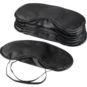 Mudder Blindfold Eye Mask Shade Cover for Sleeping with Nose Pad, 10 Pack