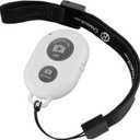 CamKix Camera Shutter Remote Control with Bluetooth Wireless Technology - Create Amazing Photos and Videos Hands-Free - Works with Most Smartphones and Tablets (iOS and Android) ,White 