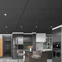 Art3d 10-Pack Smooth Drop Ceiling Tile 2ft x 4ft - Fire-Rated, Waterproof, Reusable - Premium PVC, No Sag and Breakage - Cover 80 Sq. Ft, Black