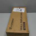 Forbena White Floating Shelves Bathroom Shelves Over Toilet Set of 3, Bathroom Organizers and Storage Shelves Wall Mounted, Modern Wood Corner Wall Shelf for Bedroom Closet -White and Dark Grey