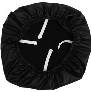 4Pcs HOMSFOU Chair Seat Cover Elastic Artificial Leather Protector for Dining Room Chairs Comfortable Wear Resistant Fits Seats for Home Hotel Use