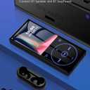 96GB MP3 Player with Bluetooth 5.0: Portable Lossless Sound Music Player with HD Speaker,2.4" Screen Voice Recorder,FM Radio,Touch Buttons,Support up to 64GB for Sport(Earphones&64GB TF Card Included)