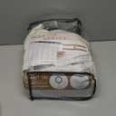 Cream 70 Inch Extra Wide Curtains 102 Inch Long for Bedroom 2 Panels Set, Pinch Pleated Natural Linen Sheer Privacy Curtain That Let Light in for Kids Room/Nursery Light Filtering Back Tab Drape Ivory (Birch)