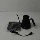 Electric Kettles, INTASTING Gooseneck Electric Kettle, 1 Temperature Control, Stainless Steel Inner, Quick Heating, for Pour Over Coffee, Brew Tea, Boil Hot Water, 0.9L (Matte Black)