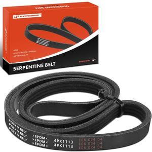 A-Premium 43.84 Inch Serpentine Drive Belt Compatible with Honda, Toyota, Acura, Porsche & Chevrolet Cars - Accord, Pilot, Odyssey, Tacoma, 4Runner, MDX, TL, CL, Macan, Panamera, Caprice, SS, & More