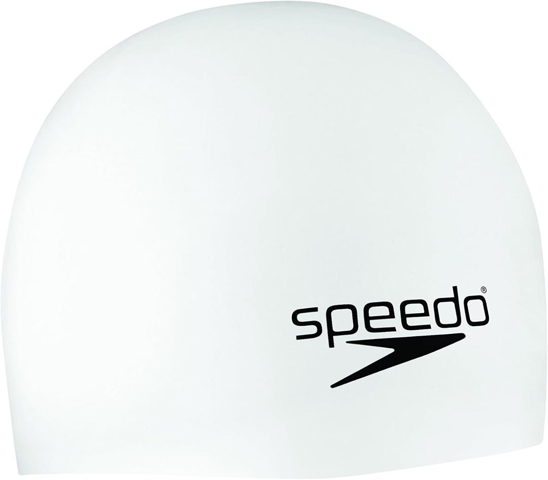 Speedo Swim Cap SiliconeElastomeric (White)