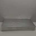 Marble Peel and Stick Backsplash Waterproof 23.6"x11.8" PVC Wall Panels, PVC Foam Marble Tile, Back Splash Stick on Tiles (Not Real Tile) for Kitchen Bathroom Living Room (40, Pure White)