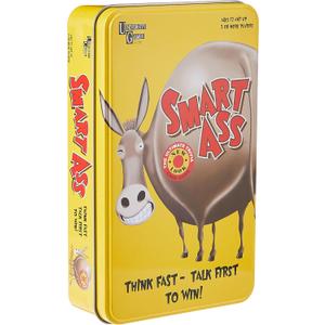 University Games, Smart Ass Party Card Game Tin, for 2 or More Players Ages 12 and Up