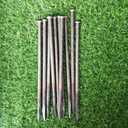 Metal Landscape Edging Anchoring Spikes,12 Inch Landscape Paver Edging Anchoring Spikes for Artificial Turf, Weed Barrier, Tent Spikes, Camping (25)