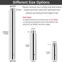 PRIOR FITNESS Pole Extension for 45mm Dance Pole 125/250/500mm or 5/10/20 Stainless Steel Accessories Tube to Connect Dancing Pole Titanium Adjust Length Height