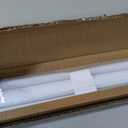MYshade Blackout Cordless Roller Shades, Room Darkening Free-Stop Roll Up Blinds for Windows, Pull Down Blocking Blind for Home and Office, Easy to Install, 28" W X 50" H, White