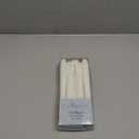 Stonebriar Tall 9 " White Unscented 9 Count Taper Candles, 7 Hour Burn Time