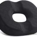 EPSCY Memory Foam Donut Cushion for Coccyx, Hemorrhoid, Sciatica & Tailbone Pain Relief - Pressure Reducing Seat Cushion with Removable Cover - Postpartum Pillow for Office Chair, Car, Wheelchair