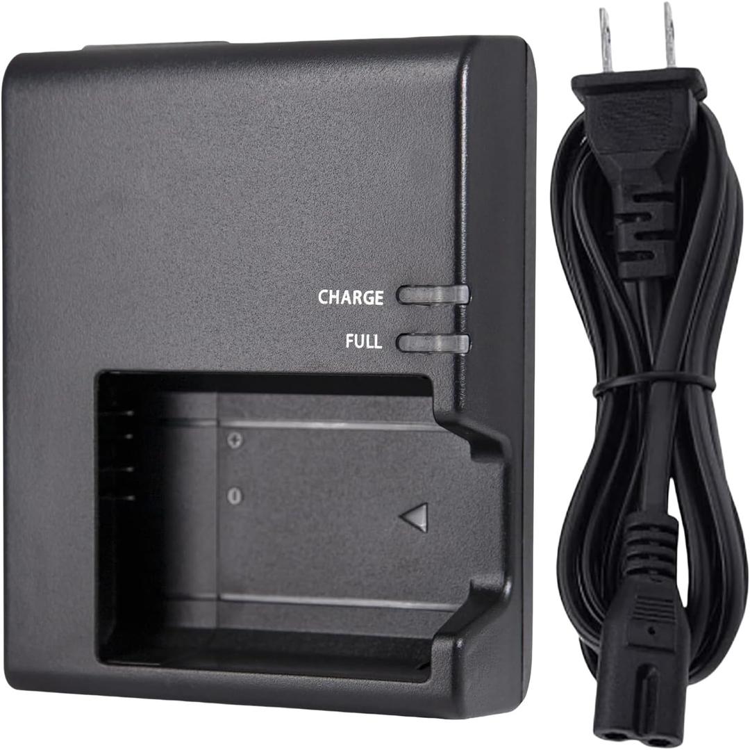 LC-E10 LP-E10 LC-E10C Battery Charger Compatible with Canon EOS Rebel T3 T5 T6 T7 T100 1100D 1200D 1300D 1500D 2000D 3000D 4000D kiss X50 X70 X80 X90 DSLR Digital Camera
