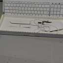 Seenda Bluetooth Keyboard and Mouse Combo for Mac, SKM64-2 Rechargeable Slim Wireless Keyboard Mouse Compact, 3 Multi-Device Connection, Compatible for Mac, MacBook Pro/Air, iPad, White Silver