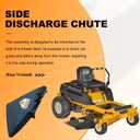 deawater 631-05229 Deck Discharge Chute Deflector for MTD, Craftsman, Troy-Bilt, Cub Cadet, Yard Machine - Fits LT1040, LT1045, LT2042, Replaces 631-0216, 631-05193, 731-1031