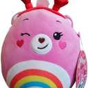 Squishmallows Cheer Bear Valentines 7 inch Collectible Soft & Squishy Food Stuffed - Add to Your Squad - Gift for Kids, Girls & Boys