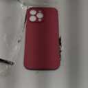 for iPhone 14 Pro Max Case Silicone,with [Full Camera Protection][Soft Anti-Scratch Microfiber Lining],Liquid Silicone Ultra Slim Shockproof Phone Case for Men Women Girls-Wine Red