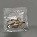 Halloween Snake Hair Clips for Women Metal Gold Snake Clip Glitter Rhinestone Punk Tassel Hair Chains Clips Sparkle Gems Barrettes Goth Snake Hair Accessories for Halloween Party Cosplay Costume 1Pc