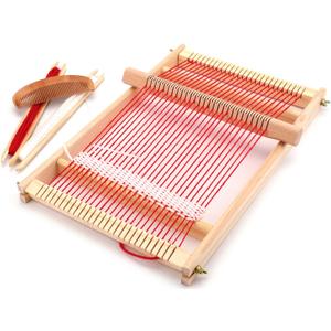 Yesland Multi-Craft Weaving Loom - Wooden Loom Large Frame Handcraft for Kids and Beginners -15.6 x 9.7 x 1.2 Inches