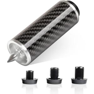 KONLLEN Pool Cue Extension 2'' 3'' 4'' 6'' 8'' 12'' Carbon Fiber Billiard Cue Extension Billiard Accessories for Pool Sticks