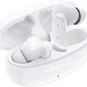 Foxeye Wireless Earbuds, Bluetooth 5.3 Earbuds Stereo Bass, Bluetooth Headphones in Ear Noise Cancelling Mic, 30 Hour Playtime, USB C Mini Charging Case Ear Buds, 10mm Drivers with Big Bass (White)