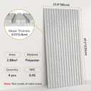 TONOR Dual-Layer Thickened Acoustic Wall Panels-4 Pack 47.2"x23.6"x0.72", 4PCS 47.2'' * 23.6'' * 0.72''