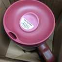 Owala SmoothSip Slider Stainless Steel Insulated Travel Mug with handle, 100% Leak Proof, For Hot and Cold Drinks, Travel Friendly with Sliding Lock Lid, 12oz, BPA Free, Leak Proof, Black Cherry