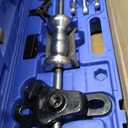 Orion Motor Tech 9-Way Slide Hammer Puller Set, Front Wheel Hub Bearing Remover & Rear Wheel Axle Hub Dent Shaft Puller Tool Kit (blue case)