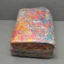 Rugflix 8x10 Area Rugs for Living Room, Washable Large Multicolor Rug Stain-Resistant Low Pile, Modern Carpet for Dining Room Home Office Kid Room Nursery Bedroom, Colorful Rainbow