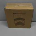 Corner Bathroom Counter Organizer 3-Tier Bathroom Organizer Countertop with Hooks Perfume Organizers Storage Shelf for Makeup & Skincare Dresser-Clear