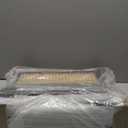 AWASEN Mid Century Modern Nightstand, Rattan Side Table with Drawer, Black Bedside Table with Storage and Solid Wood Legs for Living Room, Bedroom and Small Space (Black)