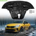 Engine Splash Shield Fit for KIA K5 2021 2022 2023 2024 2025 Engine Case Guard Under Engine Cover Compatible with K5 2021-2024 Front Engine Guard Mud Flaps Including Screw Hardware