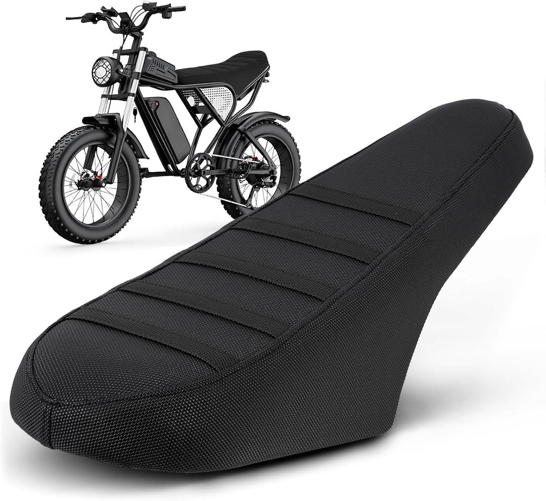 Ebike Seat Cover for Ridstar Q20/Q20 Pro Lite E-Bike Electric Bike Non-Slip Soft Cushion Black