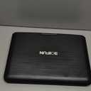 17.5" Portable DVD Player with 15.6" Large HD Screen, 6 Hours Rechargeable Battery, Support USB/SD Card/Sync TV and Multiple Disc Formats, High Volume Speaker, Black