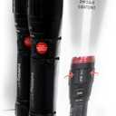 Infinity X1 3500 Lumen Dual Power Flashlight 2-Pack  High-Performance LED, Rechargeable or Alkaline Powered, 4 Light Modes, USB-C Charging, Includes Batteries and Cables