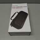 KCKTR Nintendo Switch 2 Carrying Case (2025), Hard Shell Protective Travel Portable Pouch Holds 24 game cartridges, with Game Card Slots & Inner Pocket for Accessories, Black